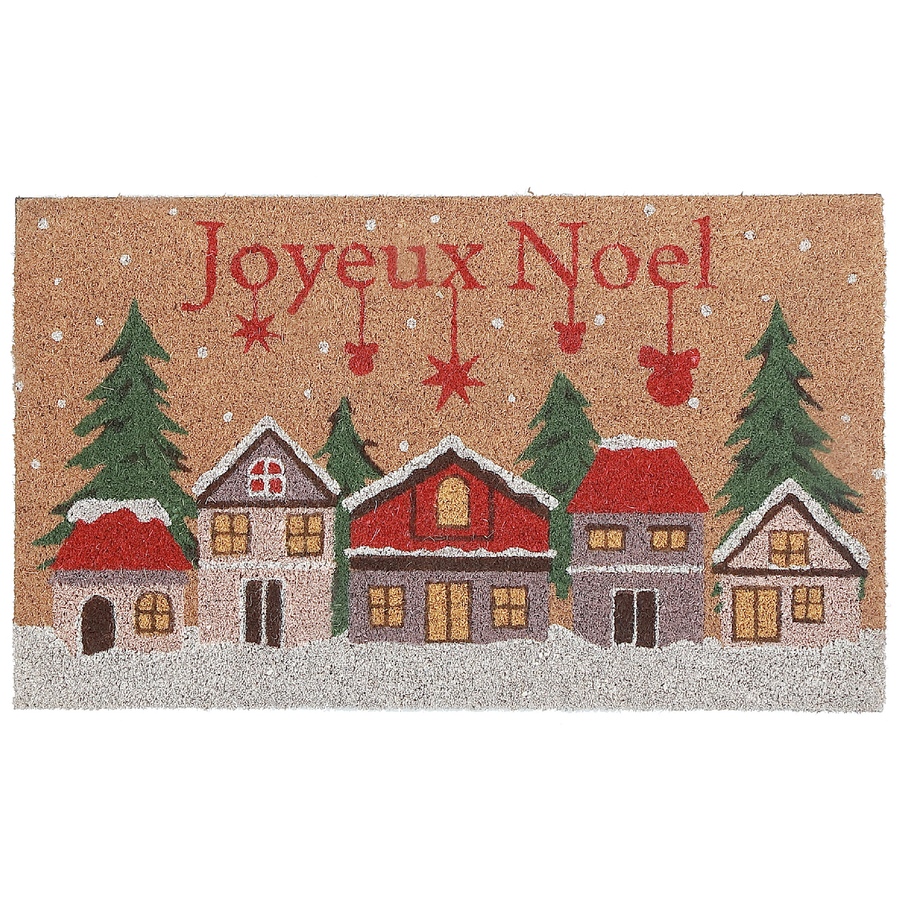 Image 736785.jpg, Product 736-785 / Price $34.99, IH Casa Décor Coir Door Mat (Winter Village, Joyeux Noel) from IH Casa Decor on TSC.ca's Home & Garden department