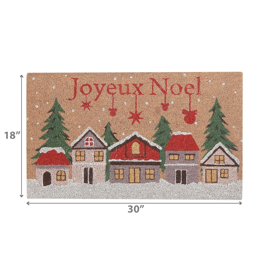 Image 736785_ALTMORE2.jpg, Product 736-785 / Price $34.99, IH Casa Décor Coir Door Mat (Winter Village, Joyeux Noel) from IH Casa Decor on TSC.ca's Home & Garden department