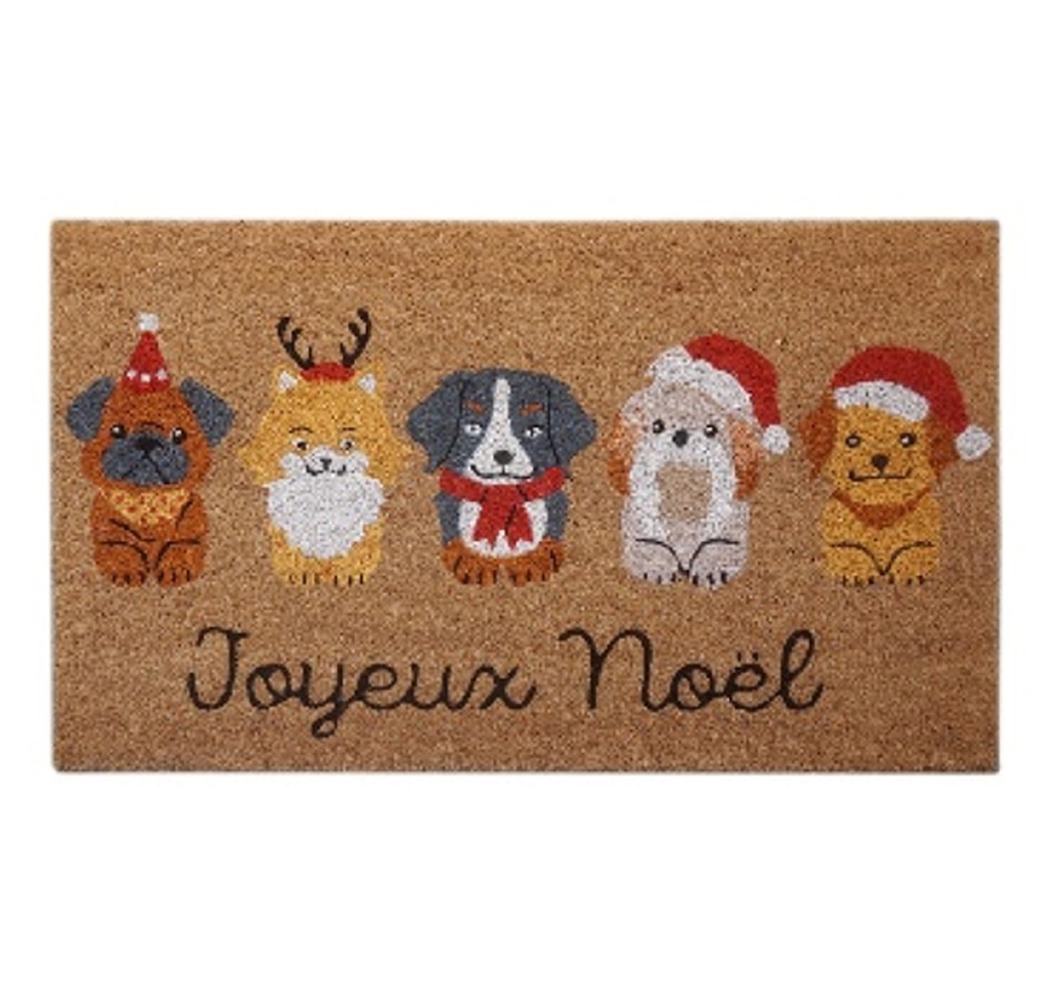Image 736788.jpg, Product 736-788 / Price $34.99, IH Casa Décor Coir Door Mat (Joyeux Noel, Pets) from IH Casa Decor on TSC.ca's Home & Garden department