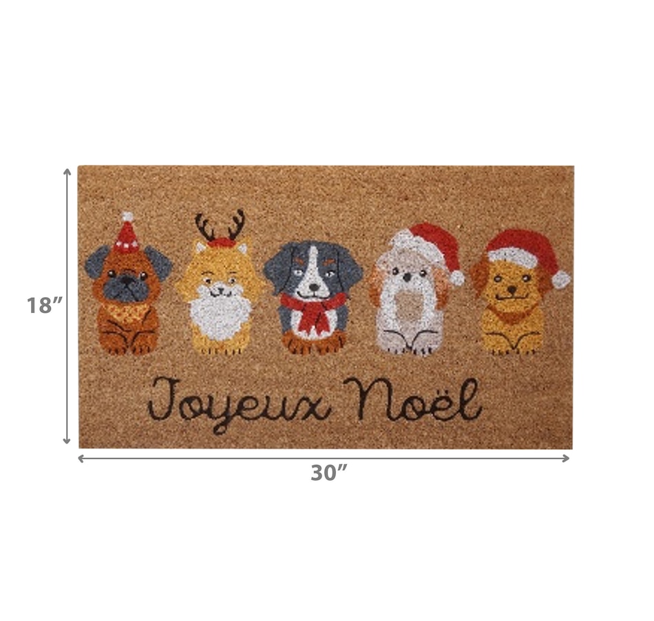 Image 736788_ALTMORE2.jpg, Product 736-788 / Price $34.99, IH Casa Décor Coir Door Mat (Joyeux Noel, Pets) from IH Casa Decor on TSC.ca's Home & Garden department