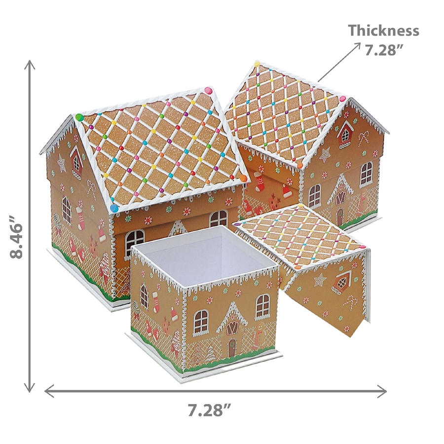 Image 736797_ALTMORE2.jpg, Product 736-797 / Price $34.99, IH Casa Décor House Shape Nesting Boxes (Christmas House, Set of 3) from IH Casa Decor on TSC.ca's Home & Garden department