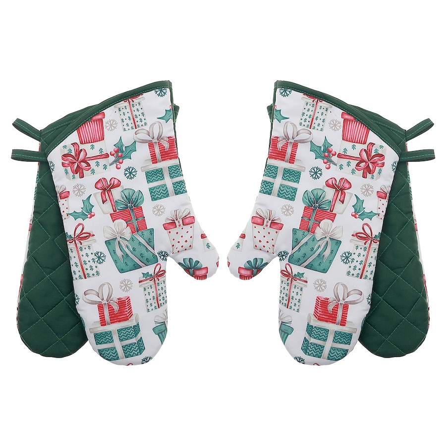 Image 736801_ALTMORE2.jpg, Product 736-801 / Price $19.99, IH Casa Décor 14" Oven Mitts (presents, set of 2) from IH Casa Decor on TSC.ca's Kitchen department