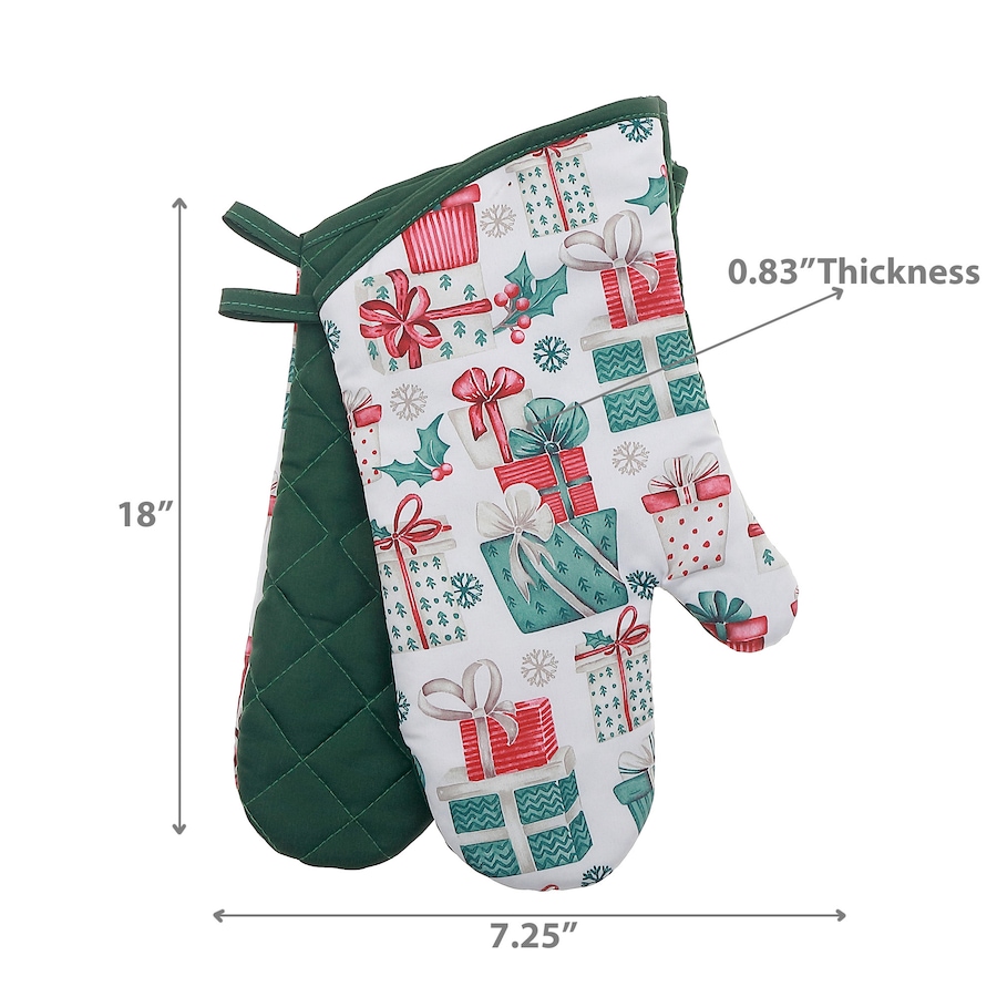 Image 736801_ALTMORE3.jpg, Product 736-801 / Price $19.99, IH Casa Décor 14" Oven Mitts (presents, set of 2) from IH Casa Decor on TSC.ca's Kitchen department
