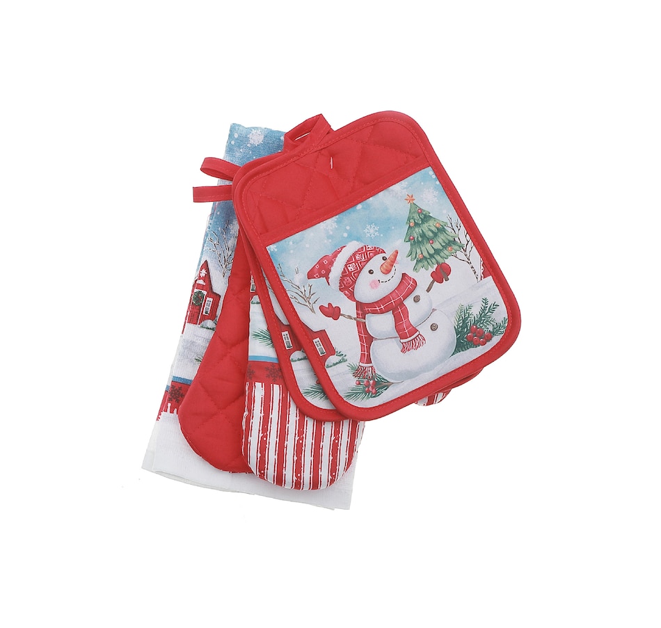 Image 736832.jpg, Product 736-832 / Price $19.99, IH Casa Décor 5-Piece Kitchen Set (snowman) from IH Casa Decor on TSC.ca's Kitchen department