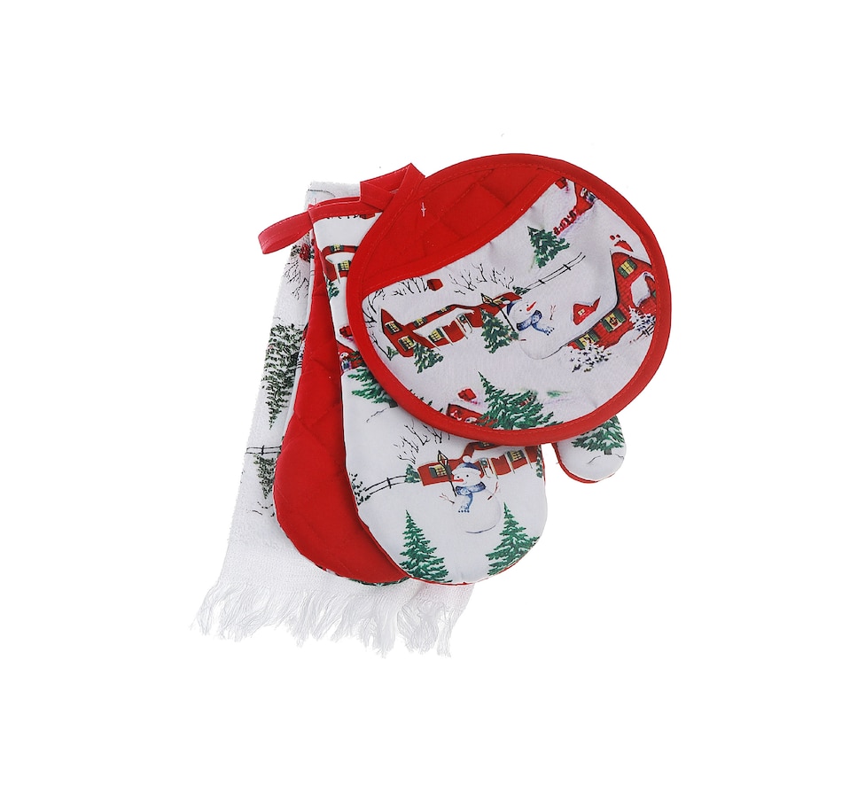 Image 736842.jpg, Product 736-842 / Price $19.99, IH Casa Décor 4-Piece Kitchen Set (winter village) from IH Casa Decor on TSC.ca's Kitchen department
