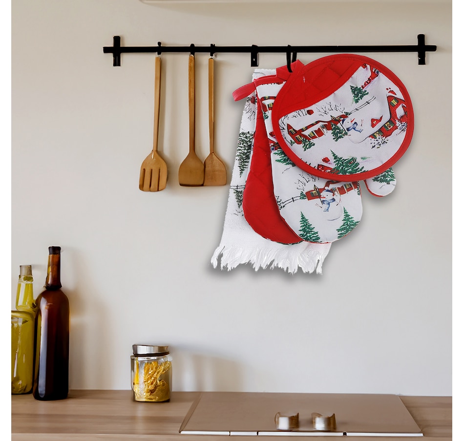 Image 736842_ALTMORE1.jpg, Product 736-842 / Price $19.99, IH Casa Décor 4-Piece Kitchen Set (winter village) from IH Casa Decor on TSC.ca's Kitchen department