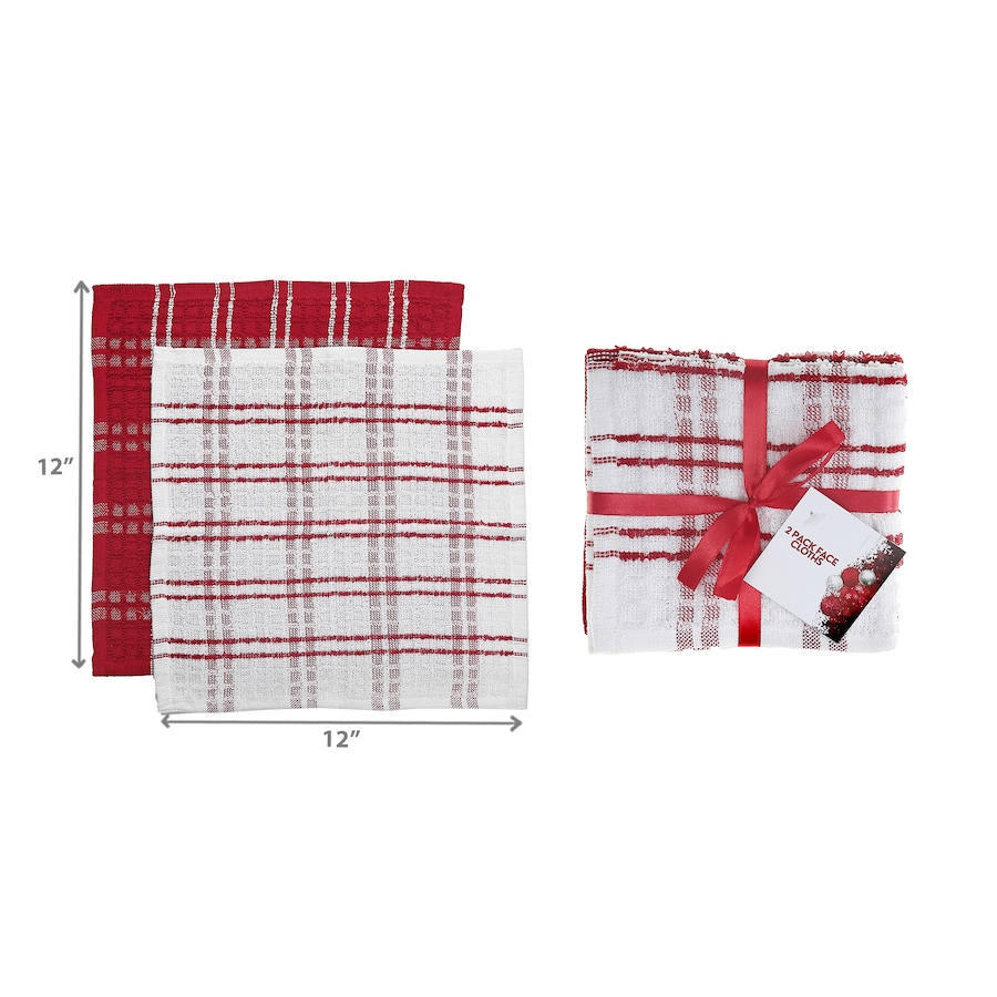 Image 736856_ALTMORE3.jpg, Product 736-856 / Price $29.99, IH Casa Décor Red Checkered Terry Dish Cloths (set of 2) from IH Casa Decor on TSC.ca's Home & Garden department