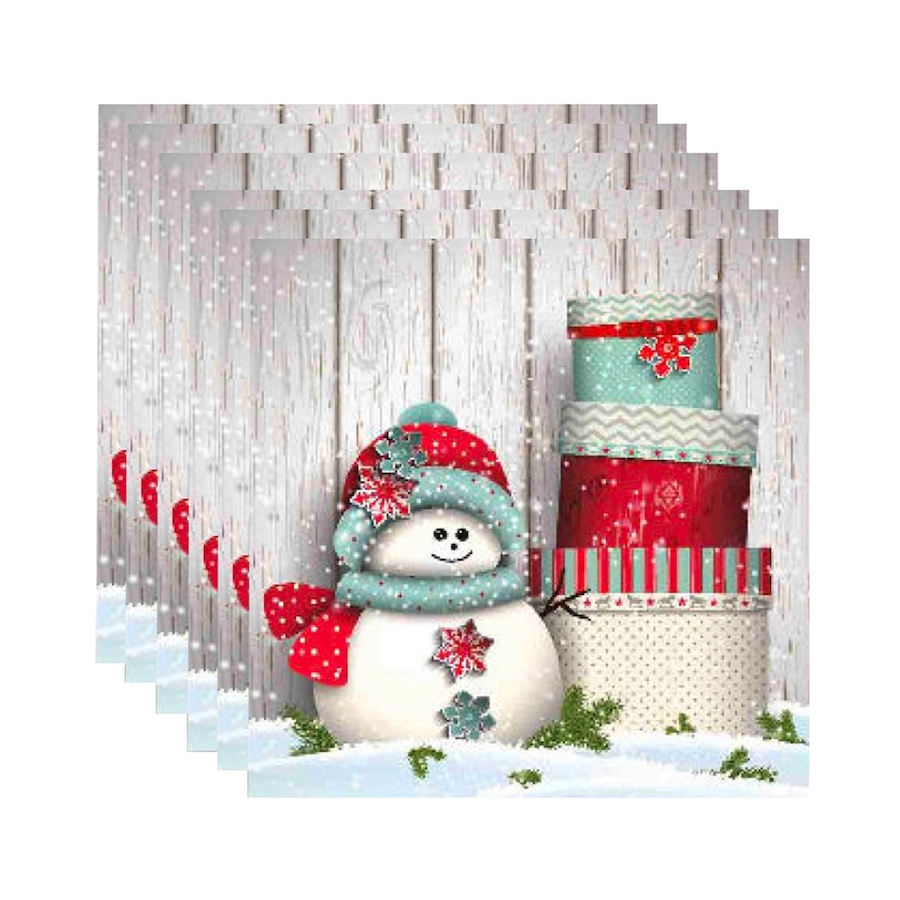 Image 736899_ALTMORE2.jpg, Product 736-899 / Price $34.99, 20 Pack Luncheon 3 Ply Napkin (Snowman With Gifts) from IH Casa Decor on TSC.ca's Kitchen department