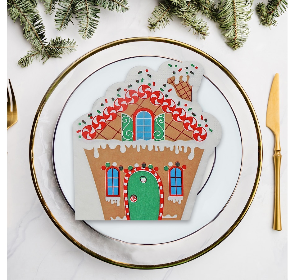 Image 736906_ALTMORE1.jpg, Product 736-906 / Price $29.99, IH Casa Décor 20-Pack Luncheon 3-Ply Napkin (tree with reindeer pattern, set of 6) from IH Casa Decor on TSC.ca's Kitchen department