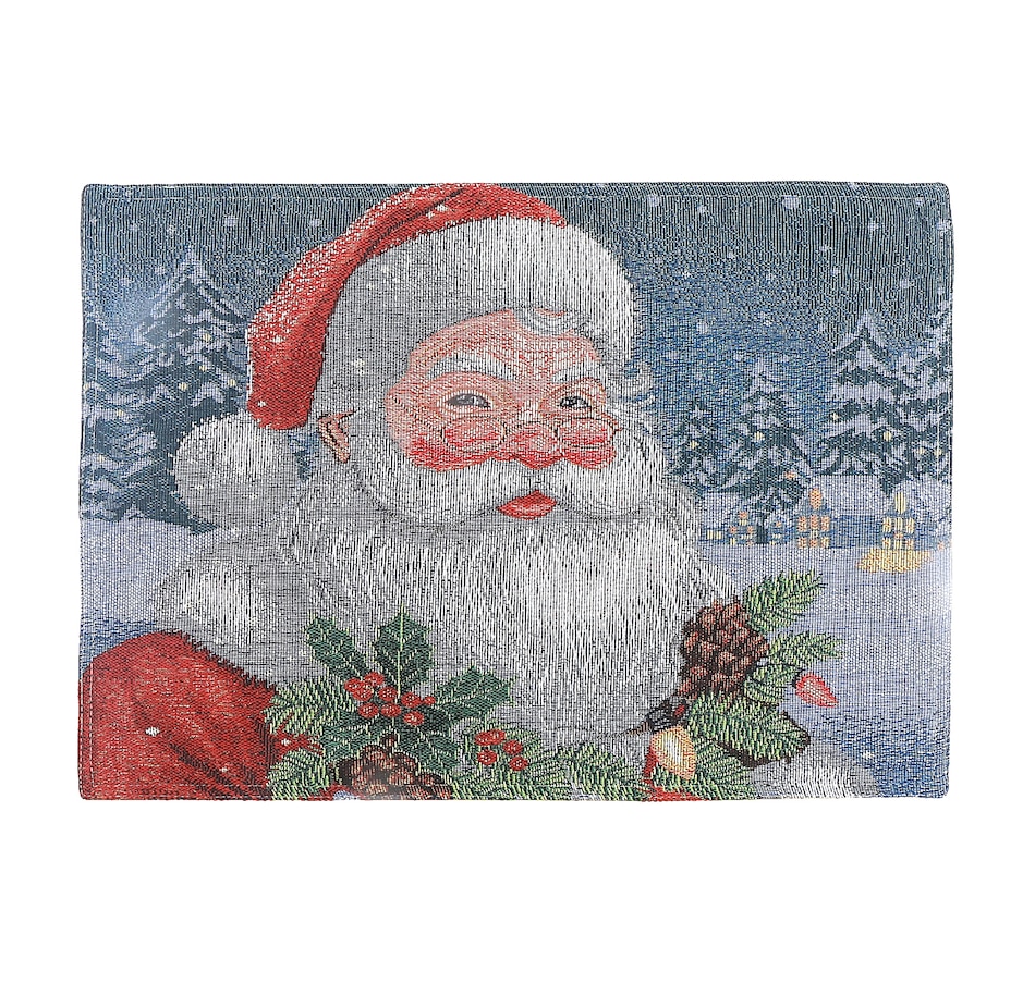 Image 736938.jpg, Product 736-938 / Price $69.99, IH Casa Décor Tapestry Placemat (Santa, 13" x 18", set of 12) from IH Casa Decor on TSC.ca's Kitchen department