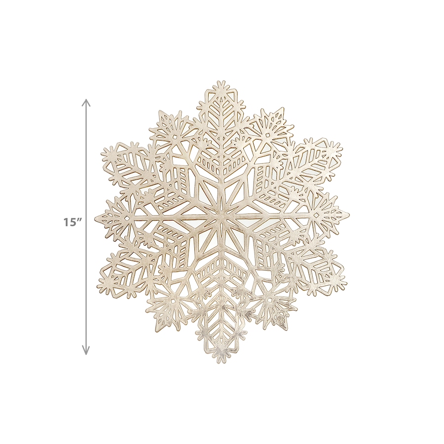 Image 736943_ALTMORE3.jpg, Product 736-943 / Price $59.99, IH Casa Décor PVC Cut-Out Snowflake Placemat (gold, set of 12) from IH Casa Decor on TSC.ca's Kitchen department