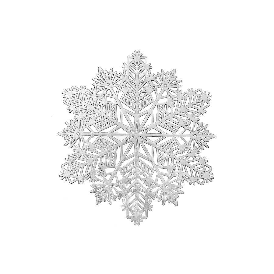 Image 736945.jpg, Product 736-945 / Price $59.99, IH Casa Décor PVC Cut-Out Snowflake Placemat (silver, set of 12) from IH Casa Decor on TSC.ca's Kitchen department