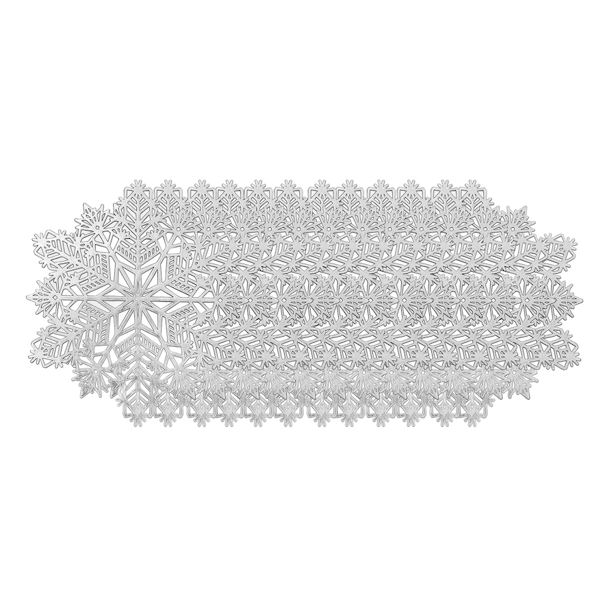 Image 736945_ALTMORE2.jpg, Product 736-945 / Price $59.99, IH Casa Décor PVC Cut-Out Snowflake Placemat (silver, set of 12) from IH Casa Decor on TSC.ca's Kitchen department