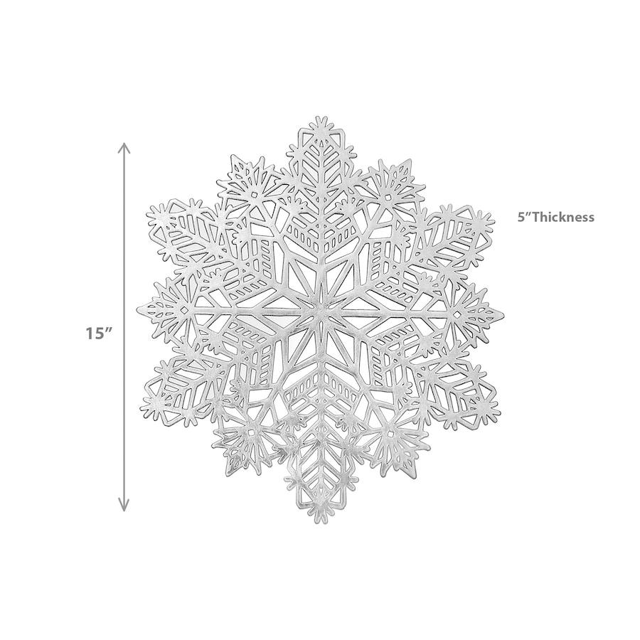 Image 736945_ALTMORE3.jpg, Product 736-945 / Price $59.99, IH Casa Décor PVC Cut-Out Snowflake Placemat (silver, set of 12) from IH Casa Decor on TSC.ca's Kitchen department