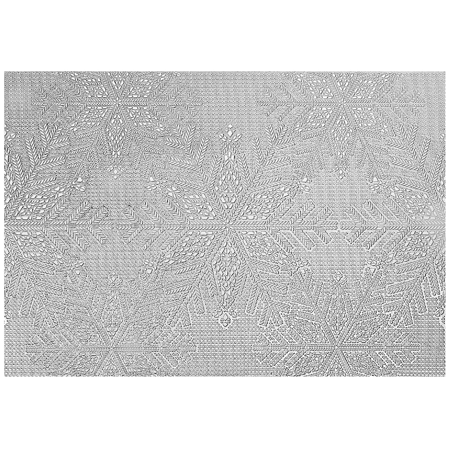 Image 736951.jpg, Product 736-951 / Price $54.99, IH Casa Décor PVC Rectangular Cut-Out Snowflake Placemat (silver, set of 12) from IH Casa Decor on TSC.ca's Kitchen department