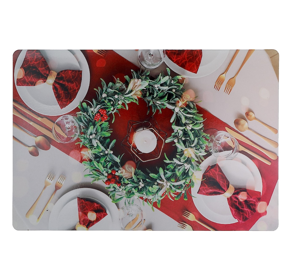 Image 736953.jpg, Product 736-953 / Price $34.99, IH Casa Décor Plastic Placemat (holiday dinner, set of 12) from IH Casa Decor on TSC.ca's Kitchen department