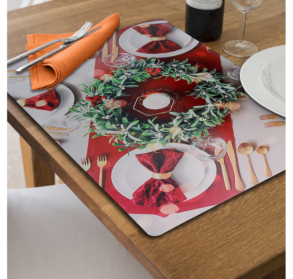 Image 736953_ALTMORE1.jpg, Product 736-953 / Price $34.99, IH Casa Décor Plastic Placemat (holiday dinner, set of 12) from IH Casa Decor on TSC.ca's Kitchen department