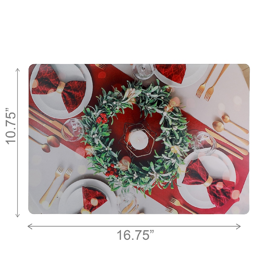 Image 736953_ALTMORE3.jpg, Product 736-953 / Price $34.99, IH Casa Décor Plastic Placemat (holiday dinner, set of 12) from IH Casa Decor on TSC.ca's Kitchen department