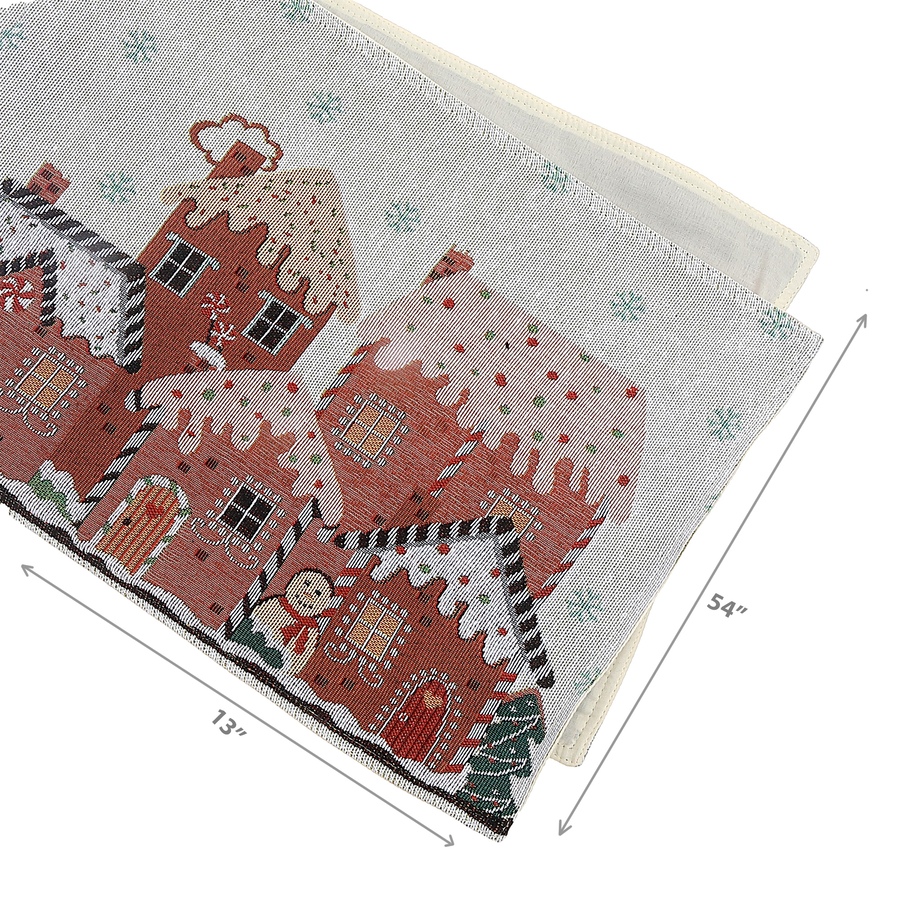 Image 736979_ALTMORE3.jpg, Product 736-979 / Price $34.99, IH Casa Décor Tapestry Table Runner (gingerbread houses, 36", set of 2) from IH Casa Decor on TSC.ca's Home & Garden department