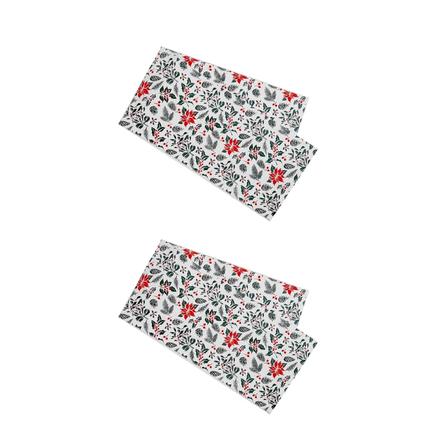 Image 736987_ALTMORE2.jpg, Product 736-987 / Price $44.99, IH Casa Décor Cotton Table Runner (54", mistletoe poinsettia, set of 2) from IH Casa Decor on TSC.ca's Home & Garden department