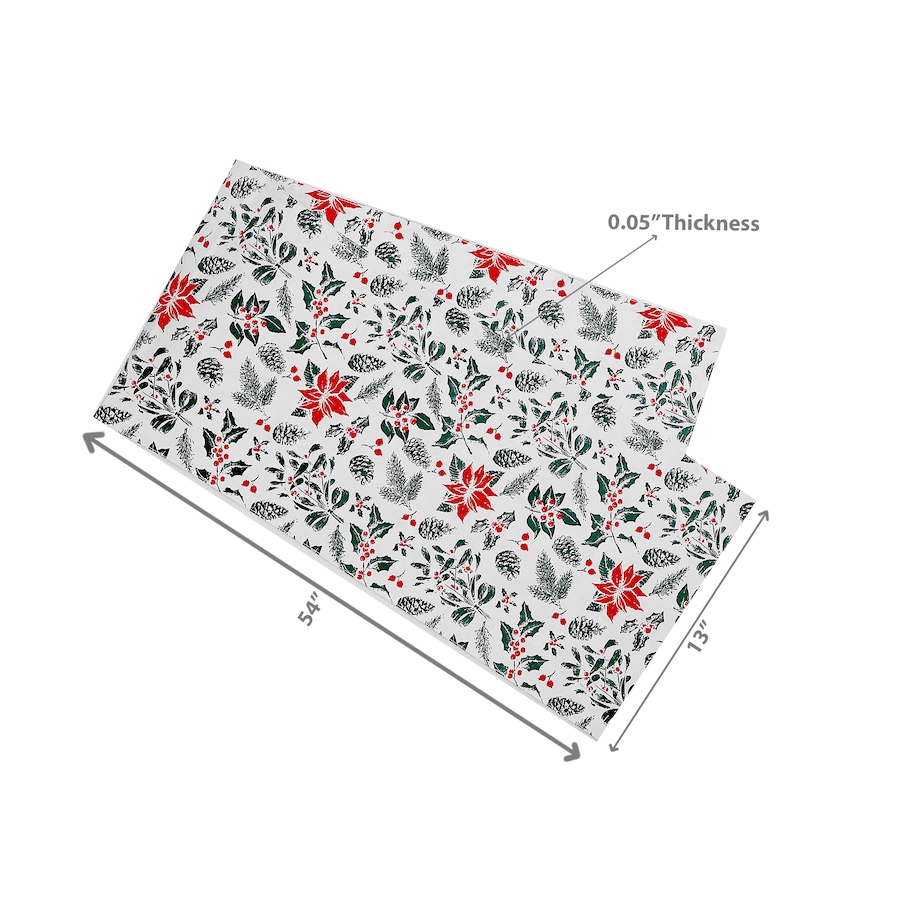 Image 736987_ALTMORE3.jpg, Product 736-987 / Price $44.99, IH Casa Décor Cotton Table Runner (54", mistletoe poinsettia, set of 2) from IH Casa Decor on TSC.ca's Home & Garden department
