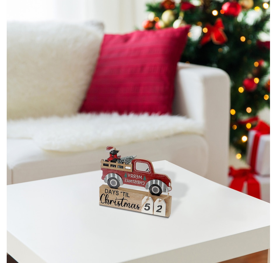 Image 737009_ALTMORE1.jpg, Product 737-009 / Price $24.99, IH Casa Décor Wooden Calendar Christmas Countdown (dog) from IH Casa Decor on TSC.ca's Home & Garden department