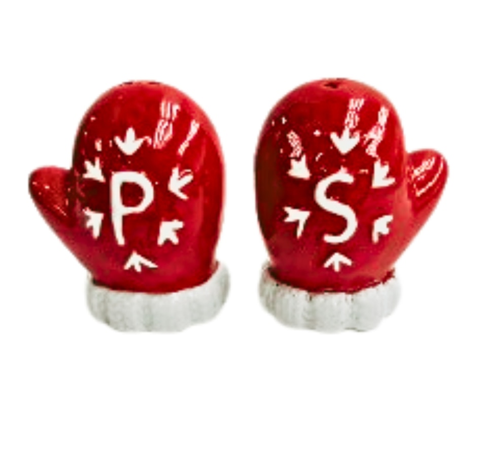 Image 737032.jpg, Product 737-032 / Price $34.99, IH Casa Décor Ceramic Mittens Salt and Pepper Shaker (set of 2) from IH Casa Decor on TSC.ca's Kitchen department
