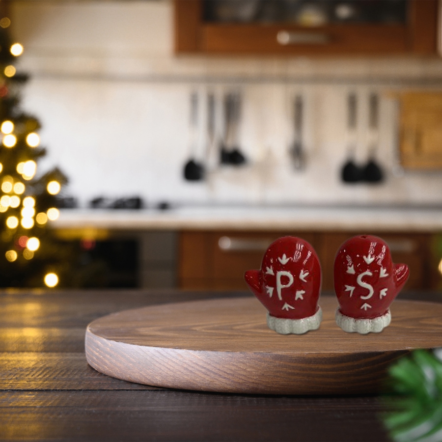 Image 737032_ALTMORE1.jpg, Product 737-032 / Price $34.99, IH Casa Décor Ceramic Mittens Salt and Pepper Shaker (set of 2) from IH Casa Decor on TSC.ca's Kitchen department