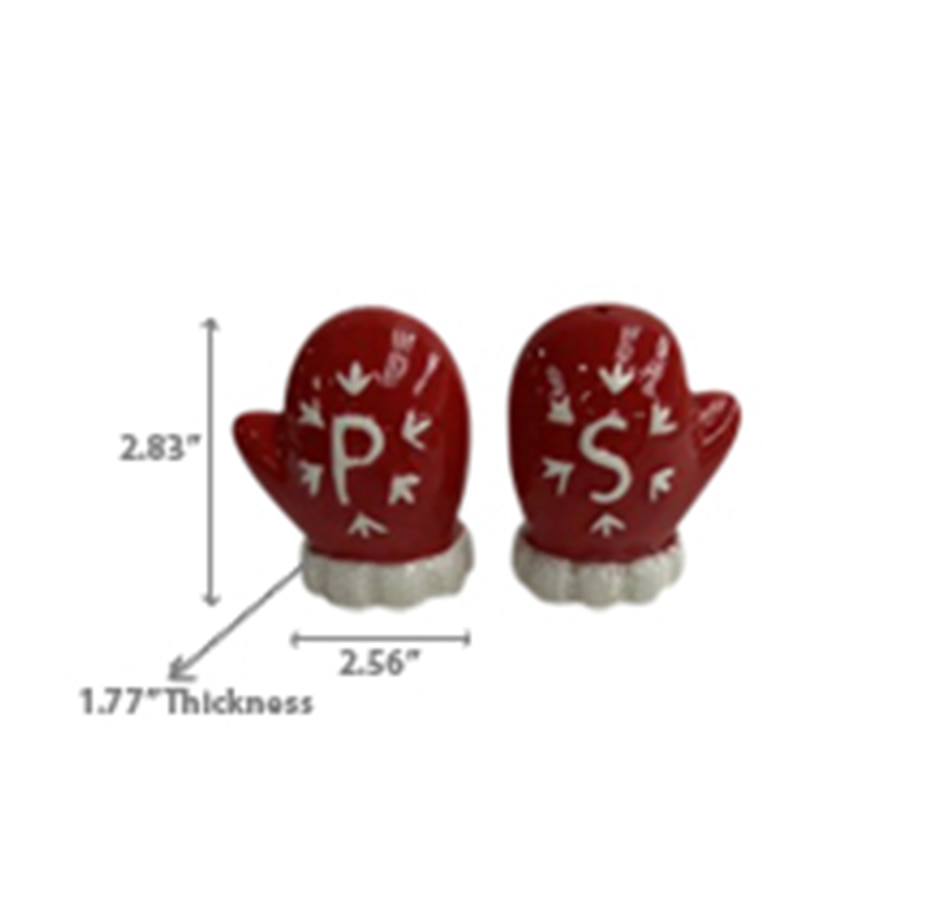 Image 737032_ALTMORE2.jpg, Product 737-032 / Price $34.99, IH Casa Décor Ceramic Mittens Salt and Pepper Shaker (set of 2) from IH Casa Decor on TSC.ca's Kitchen department