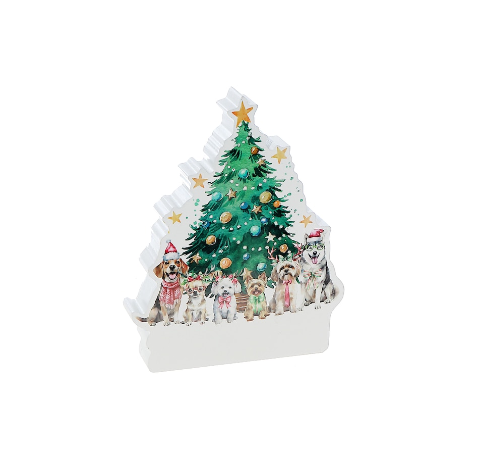 Image 737035.jpg, Product 737-035 / Price $19.99, IH Casa Décor MDF Table Block (tree with dogs) from IH Casa Decor on TSC.ca's Home & Garden department