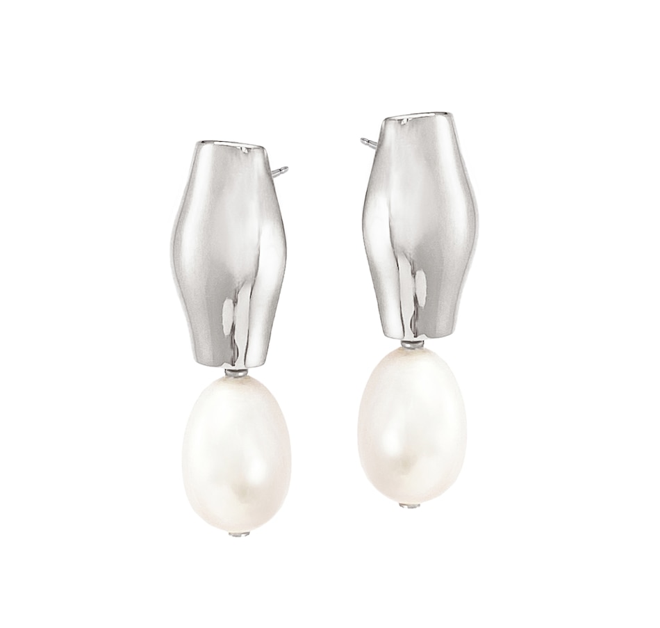 Image 737079_SIL.jpg, Product 737-079 / Price $165.00, Biko Amphora Pearl Earrings from Biko on TSC.ca's Jewellery department