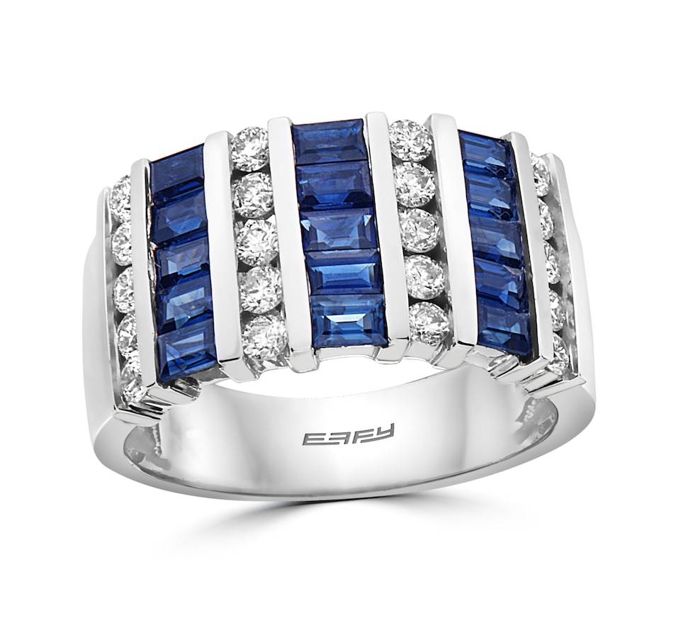 Image 737139_ALTMORE1.jpg, Product 737-139 / Price $2,999.99, EFFY 14K White Gold Natural Sapphire & Diamond Ring from Effy Jewellery on TSC.ca's Jewellery department
