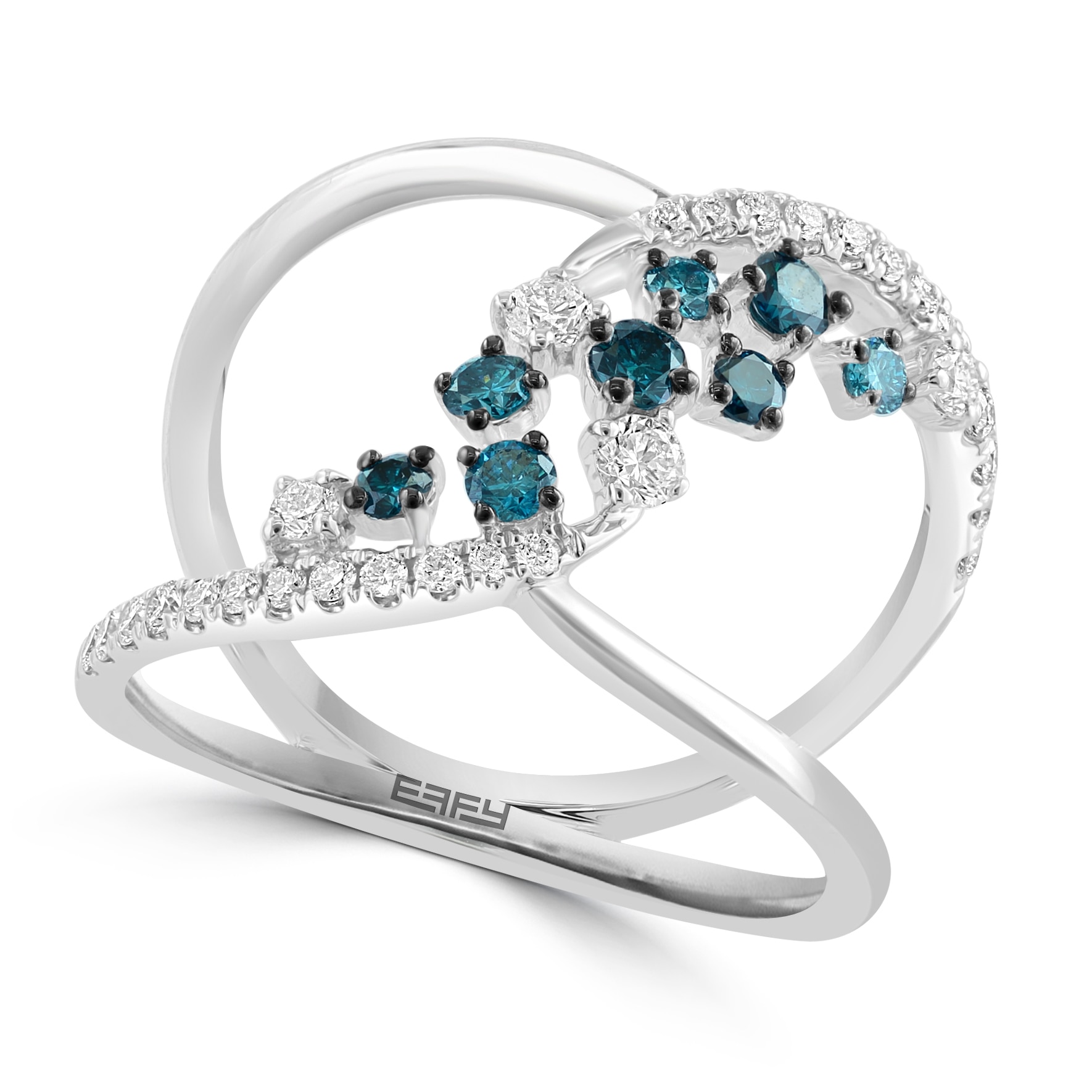 Effy blue deals diamond ring