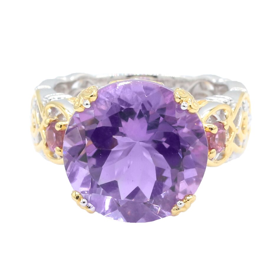 Image 737341.jpg, Product 737-341 / Price $299.99, Gems En Vogue Palladium Silver Pink Amethyst & Rose Garnet Ring from Gems En Vogue on TSC.ca's Jewellery department
