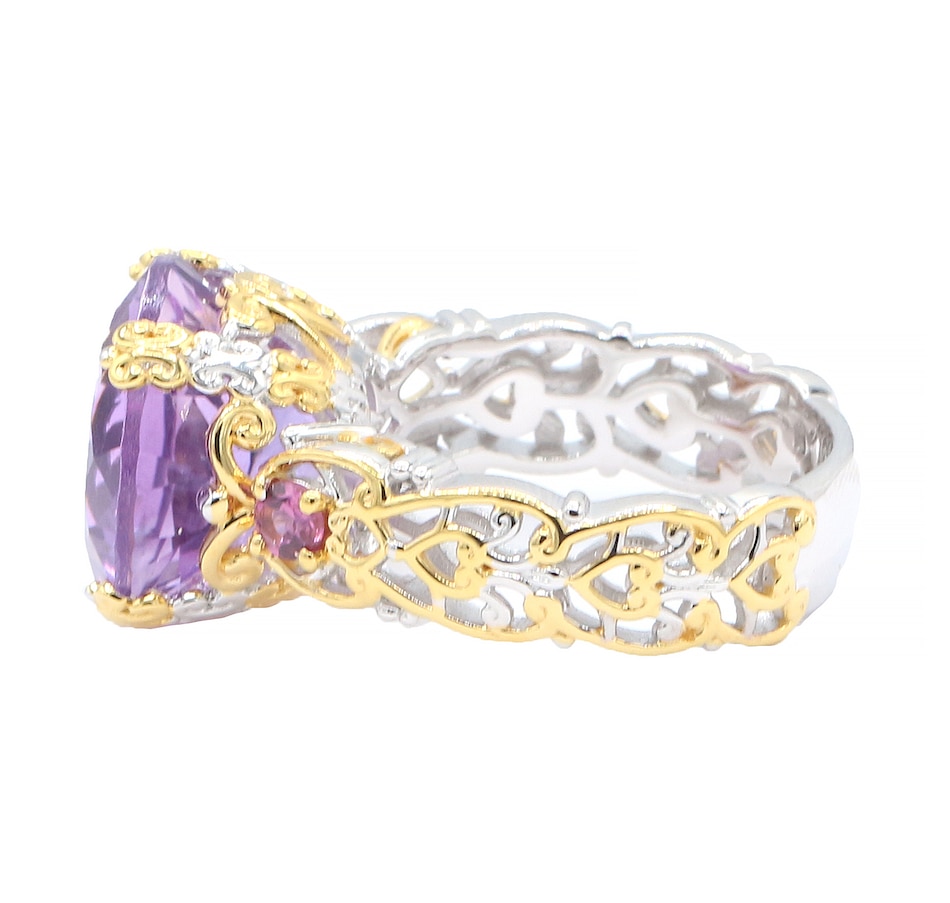 Image 737341_ALTMORE1.jpg, Product 737-341 / Price $299.99, Gems En Vogue Palladium Silver Pink Amethyst & Rose Garnet Ring from Gems En Vogue on TSC.ca's Jewellery department