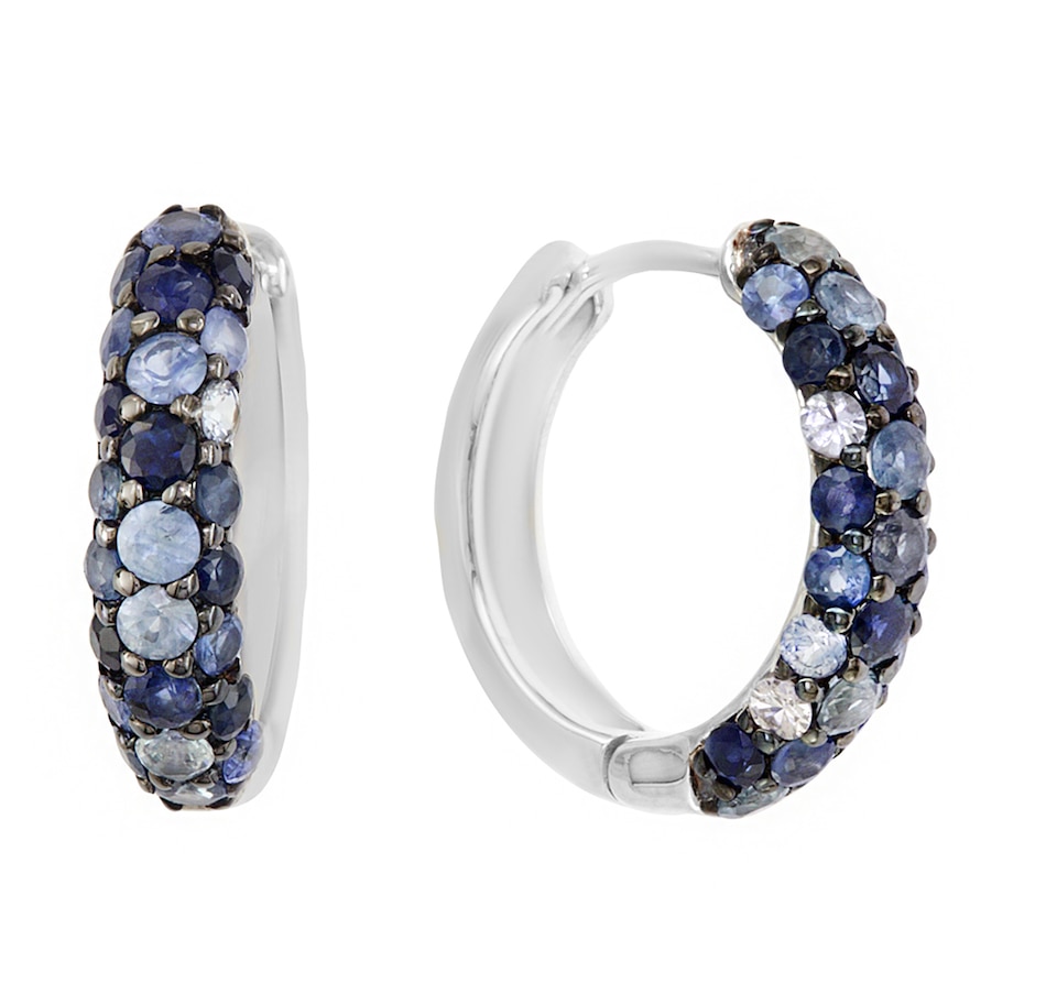 EFFY Silver Sterling Silver Sapphire Earrings - Online Shopping for ...