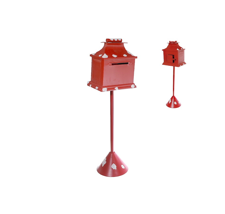 Image 737544.jpg, Product 737-544 / Price $139.99, IH Casa Décor Red Metal Mailbox from IH Casa Decor on TSC.ca's Home & Garden department
