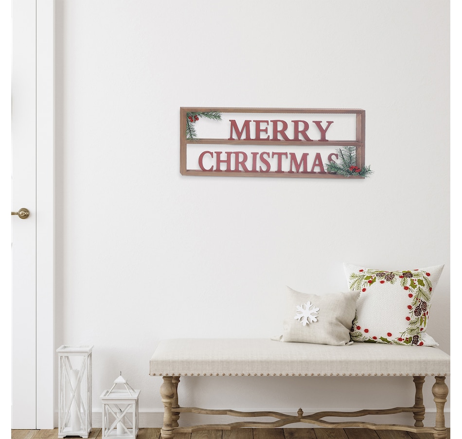 Image 737572_ALTMORE1.jpg, Product 737-572 / Price $49.99, IH Casa Décor Wooden Framed Sign (Merry Christmas) from IH Casa Decor on TSC.ca's Home & Garden department