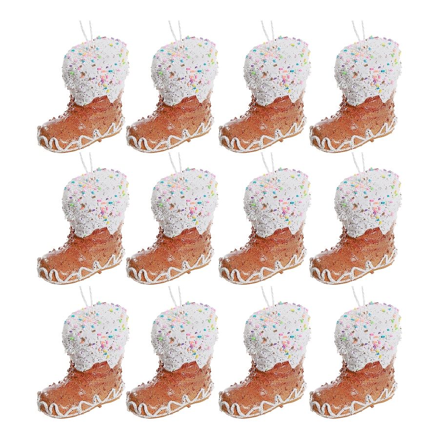 Image 737615_ALTMORE2.jpg, Product 737-615 / Price $44.99, IH Casa Décor Gingerbread Boot Ornament (set of 12) from IH Casa Decor on TSC.ca's Home & Garden department