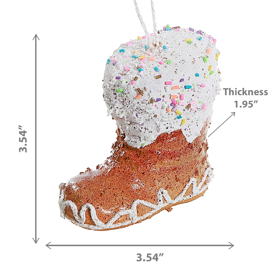 Image 737615_ALTMORE3.jpg, Product 737-615 / Price $44.99, IH Casa Décor Gingerbread Boot Ornament (set of 12) from IH Casa Decor on TSC.ca's Home & Garden department