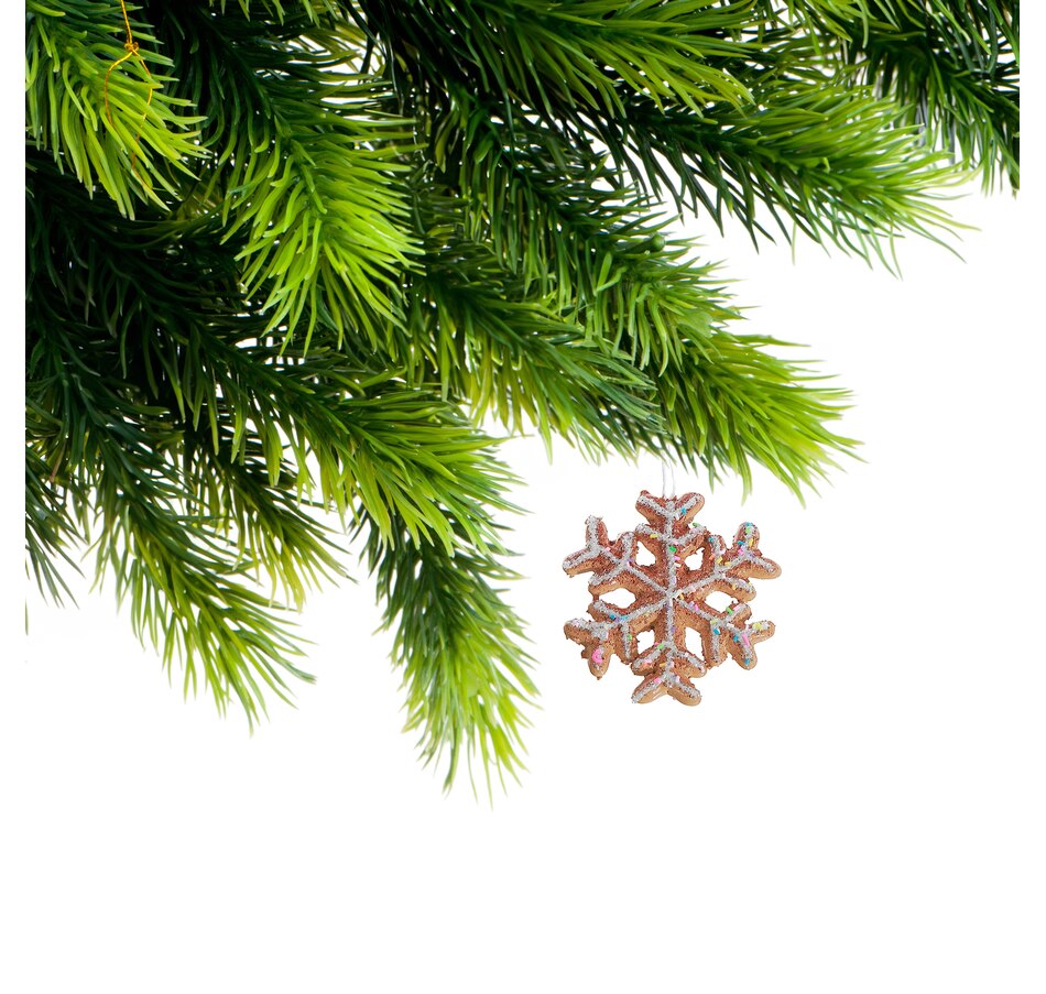 Image 737616_ALTMORE1.jpg, Product 737-616 / Price $44.99, IH Casa Décor Gingerbread Snowflake Ornament (set of 12) from IH Casa Decor on TSC.ca's Home & Garden department