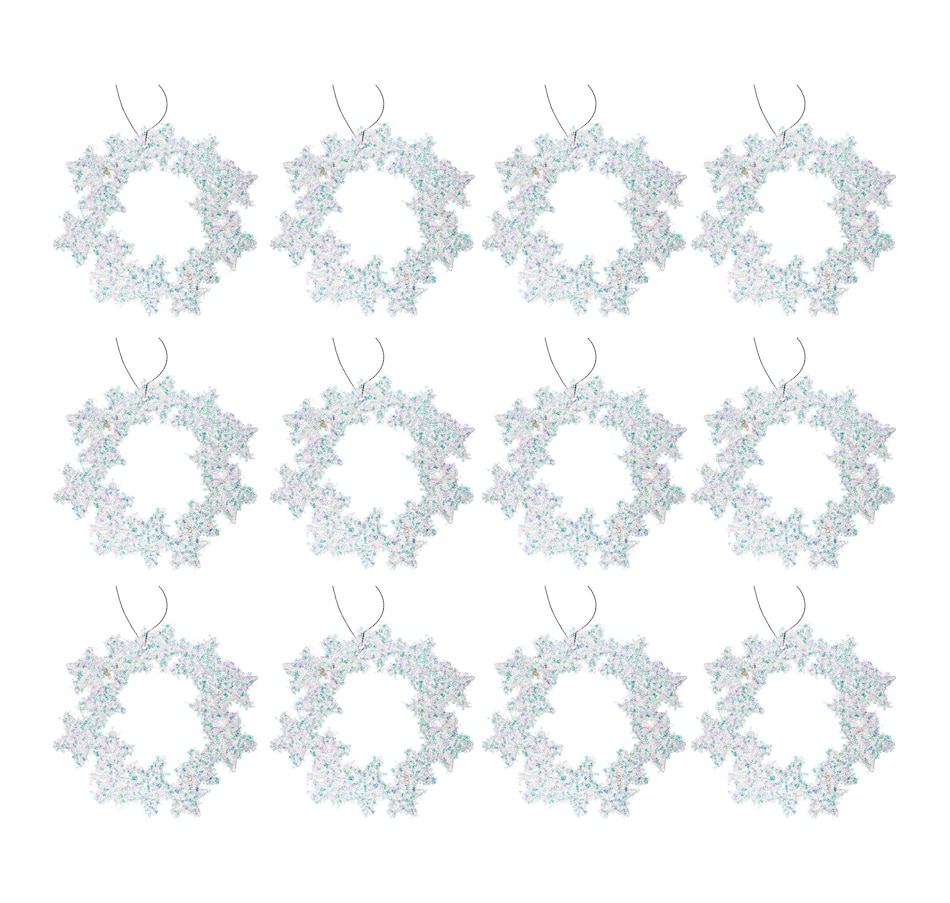 Image 737623_ALTMORE2.jpg, Product 737-623 / Price $44.99, IH Casa Décor Whimsical Wreath Ornament (set of 12) from IH Casa Decor on TSC.ca's Home & Garden department