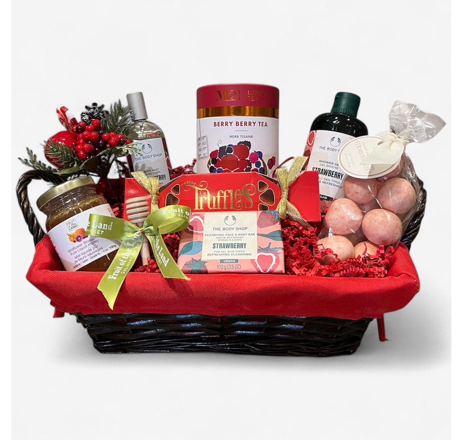 Image 737707.jpg, Product 737-707 / Price $94.99, Fruit of the Land Holiday Wishes Basket from Fruit of the Land on TSC.ca's Kitchen department