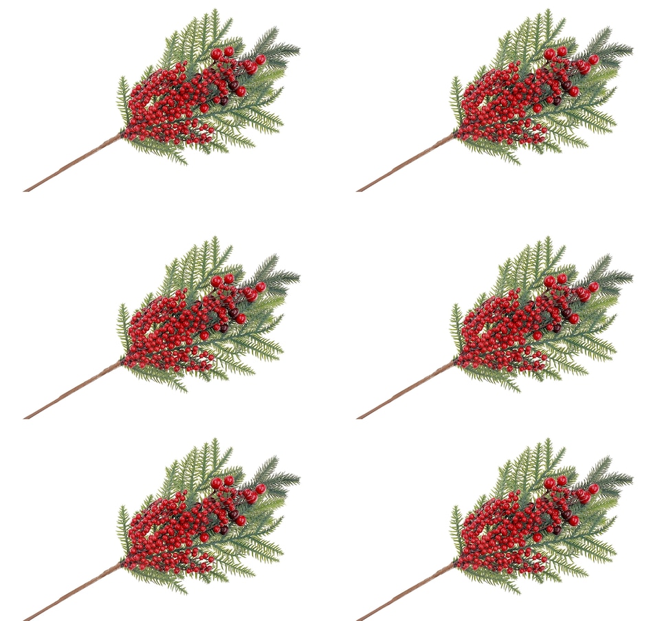 Image 737720_ALTMORE2.jpg, Product 737-720 / Price $39.99, IH Casa Décor Pine and Berries Pick (set of 6) from IH Casa Decor on TSC.ca's Home & Garden department