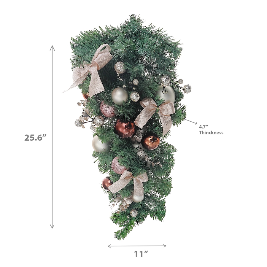 Image 737727_ALTMORE2.jpg, Product 737-727 / Price $34.99, IH Casa Décor Bows and Balls Pine Teardrop from IH Casa Decor on TSC.ca's Home & Garden department