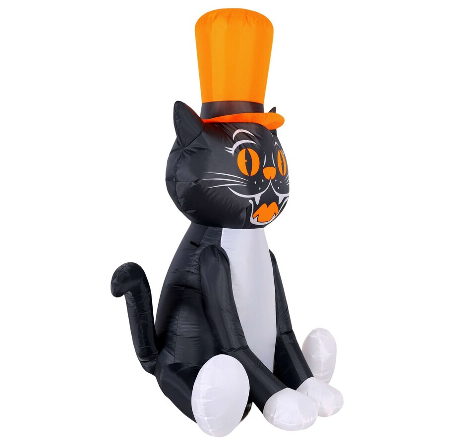 Image 737739_ALTMORE1.jpg, Product 737-739 / Price $59.99, Occasions Halloween 5' Inflatable Black Cat with Top Hat from Occasions on TSC.ca's Home & Garden department