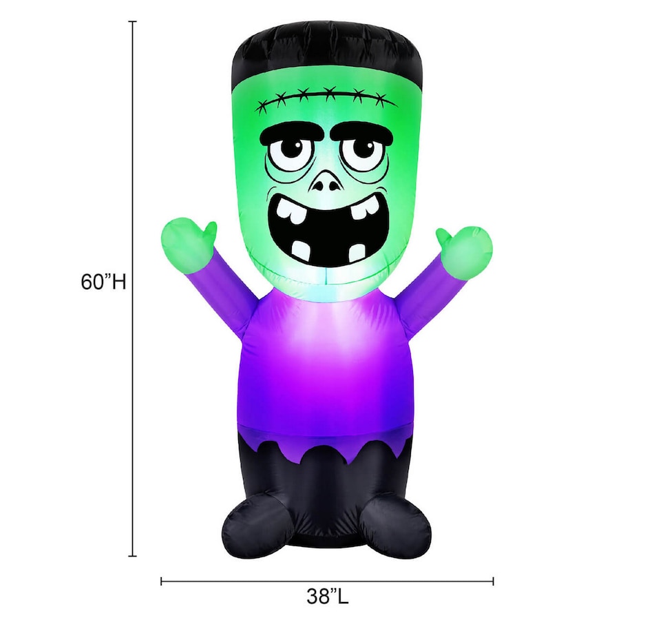 Image 737746_ALTMORE8.jpg, Product 737-746 / Price $43.99, Occasions Halloween 5' Inflatable Baby Frankenstein Monster from Occasions on TSC.ca's Home & Garden department