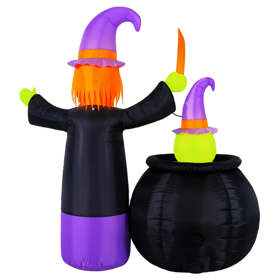 Image 737748_ALTMORE1.jpg, Product 737-748 / Price $119.99, Occasions Halloween 5' Inflatable Animated Witch with Cauldron from Occasions on TSC.ca's Home & Garden department