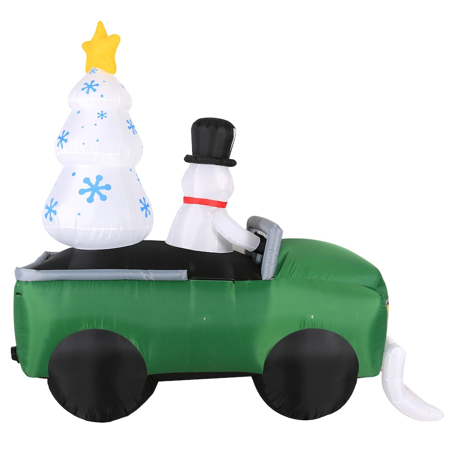 Image 737750_ALTMORE7.jpg, Product 737-750 / Price $149.99, Occasions Christmas 8' Inflatable Snowman in Snow Truck from Occasions on TSC.ca's Home & Garden department