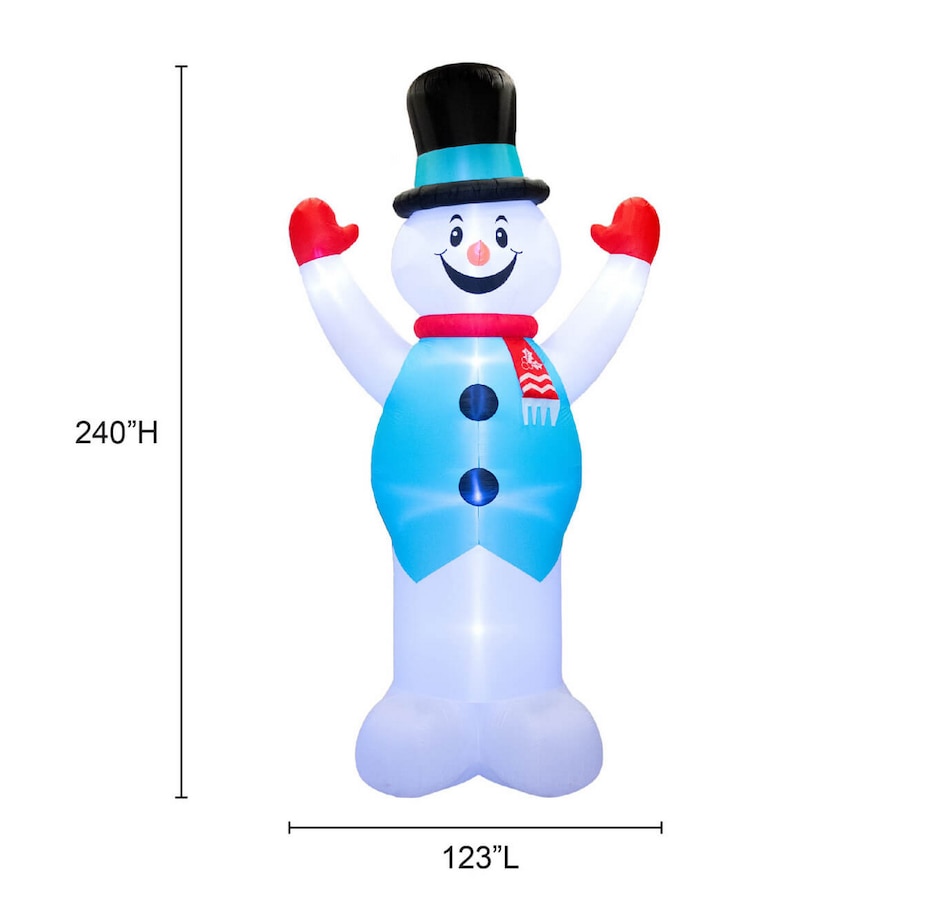 Image 737755_ALTMORE1.jpg, Product 737-755 / Price $259.99, Occasions Christmas 20' Inflatable Colossal Snowman from Occasions on TSC.ca's Home & Garden department